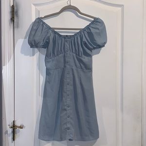 Light blue babydoll dress